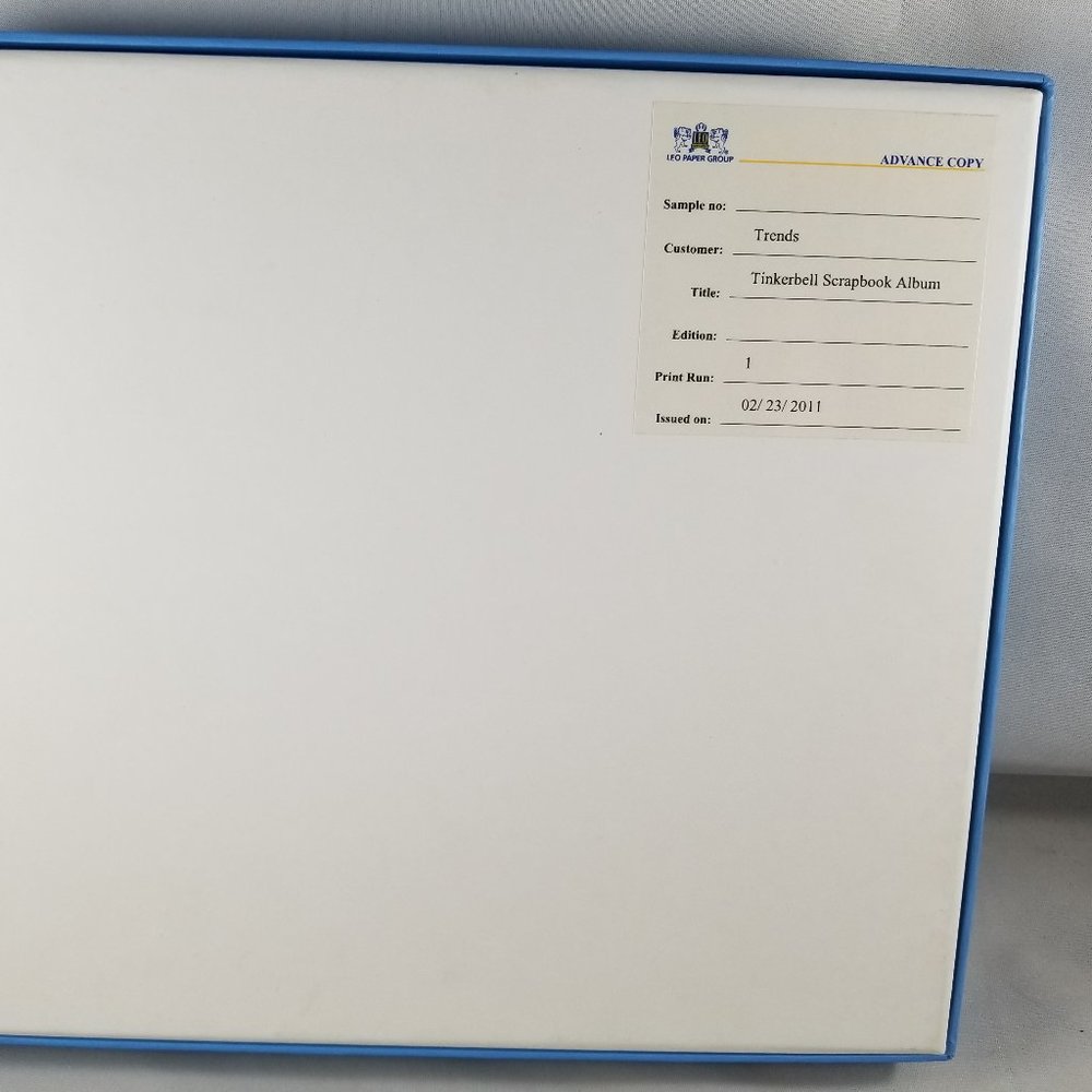 Disney Tinkerbell Scrapbook Album Sandy Lion Advanced Copy 2011 Leo Paper Group - Picture 2 of 16